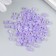 Glass beads 6/0 "Cube. Translucent. Light-lilac" 10 g