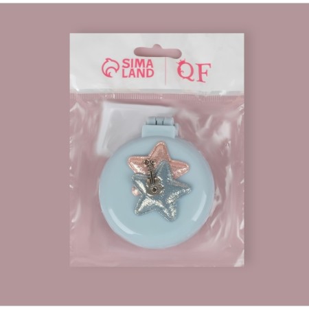 Massage comb “plush mercy”, folding, with a mirror, D = 7.5 cm, Mix drawing-11