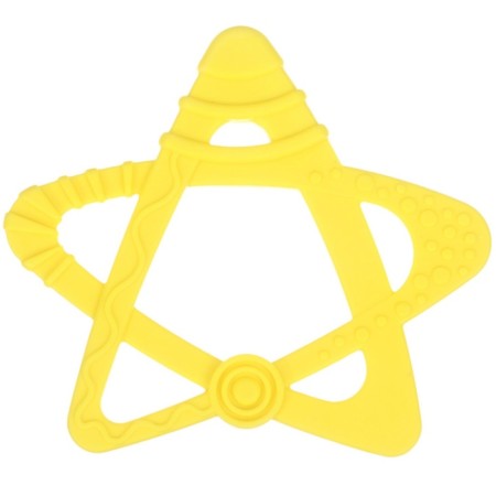 Silicon “Star” torn up, yellow color, TEP, button-1
