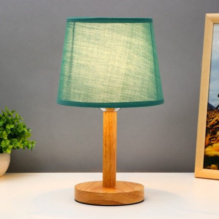Table lamp "Eco" 1x40W E27 Light wood-green 18x18x29.5 cm Risalux-1