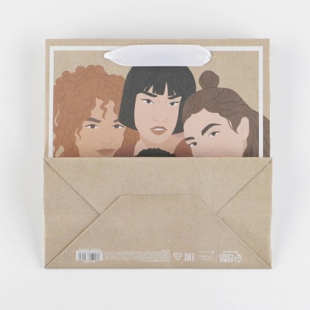 Square gift crap package, packaging, Moreself, 22 x 22 x 11 cm-4