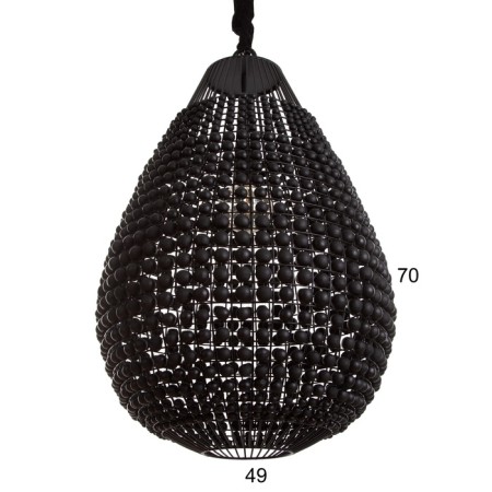 Ceiling light "Brutus" Black 1x40W, E27, 50x50x80 cm-2