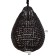 Ceiling light "Brutus" Black 1x40W, E27, 50x50x80 cm