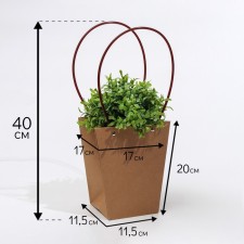 Moisture-resistant Crafts Bag, 17x17-11.5x11.5-20