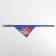 A collar with a scarf Super Dog 32 x 1 cm, blue,