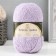 Yarn "cotton grass" 65% cotton 35% polyamide 220 m/100g (072 lavender)