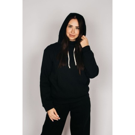 Female hoodies, size 44, black color
