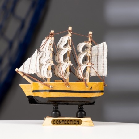 Swiss Small Ship "La Fudr", 3 × 10 × 10 cm-8