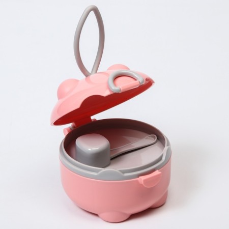 Container for storage of baby food, 150 ml., Pink color-3