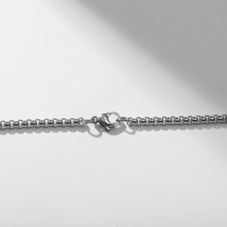 Pendant of the male "opening" bend, silver color, 69 cm-2