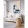 Decorative panel with photo printing "Wave", vertical, size 100x150 cm