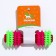 Chewing toy 15.5 x 5.5 cm, pink/green/red