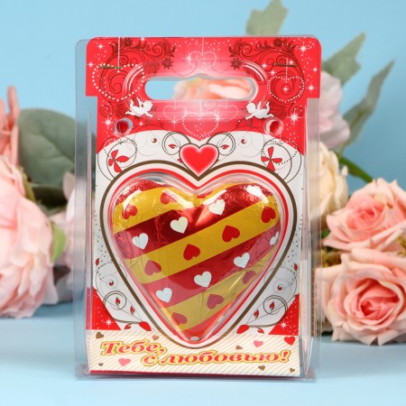 Confectionery "Heart" in a gift handbag, 60 g-1