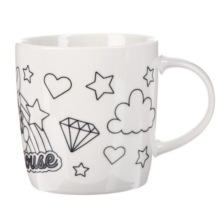 Set, mug for coloring, 250 ml, Minnie Mouse-4