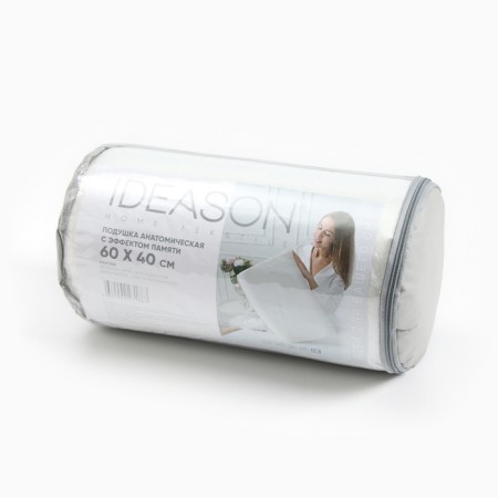 A pillow with Ideason 40x60cm memory, polyurethane foam, PE 100%-4