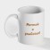 Homeleon mug ceramic shade “Dream and smile”, 350 ml, white color