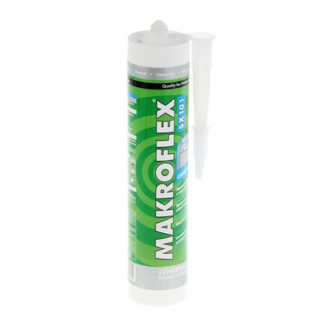 Silicone sealant Makroflex SX101, sanitary, white, 290 ml