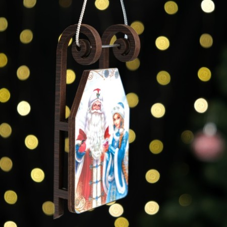 Christmas tree decoration "Sanctors No. 5", 12.5 x 6 cm-1