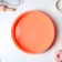 Baking uniform “Circle”, silicone, 28 × 5.5 cm, internal d = 25.5 cm, color orange color