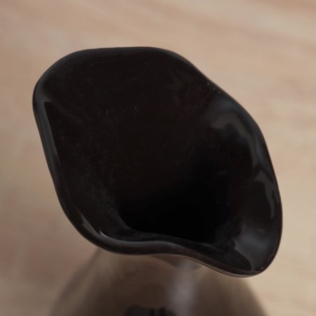 VAZA Ceramics Table "Thiago" grace, 16.5x7 cm, black-2