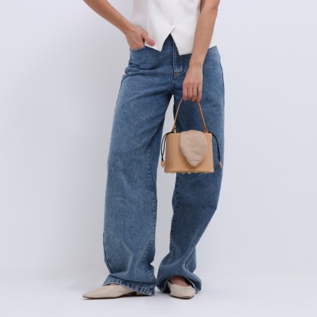 Cross-Bodi bag, duckling department, beige color-7