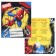 Notebook in a cage 12 sheets, 5 types of mix, cover coated cardboard, spider-man