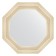 Mirror in the baguette frame, poisoned silver 99 mm, 69.2x69.2 cm