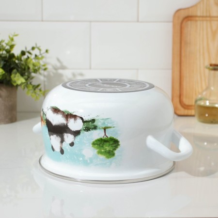Panda pan, 3.1 l, glass cover-2