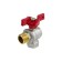 Ball the ball Aquasfera Euro 1009-01, 1/2 ", PN 40, inner/outer thread, corner, butterfly