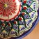 Rishtan ceramics "flowers" 15 cm, small, blue