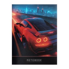 Note book A6 32 sheets in a cage on the Speed ​​bracket, cover coated cardboard, offset block