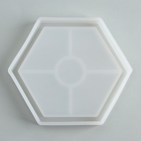 Set for creating a gypsum pan with "hexagonal" paints-4