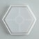 Set for creating a gypsum pan with "hexagonal" paints