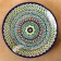 Largan Rishtan ceramics "Patterns", 42 cm, blue, mix