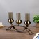 Climber Metal 3 Candles "Elegance" under the brass 15x42.5x8 cm