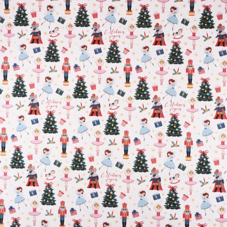 Double -sided craft "New Year's Nutcracker", 70 x 100 cm, New Year-3