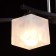 Tetro ceiling chandelier, 4x60W E27, black 58x36x25 cm