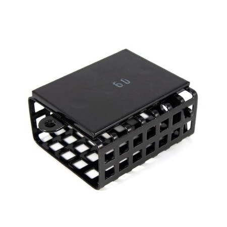 Feeding feeder Yaman rectangular 60 g, metal, removable plastic bottom, packaging 10 pcs. 106948-4