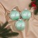 Set of balls plastic D-8 cm, 3 pcs "highwood" tenderness, green
