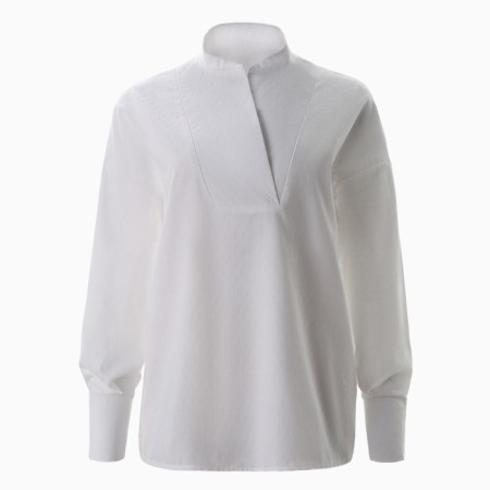 Women's shirt minku: Cotton Collection Color White, rr 42-44-5