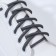 Shoes for shoes, steam, round, d = 5 mm, 110 cm, dark gray color