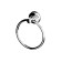 Ring for towels is transparent, 18.5 cm