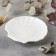Porcelain-porcelain dish Wilmax shelley, d = 15 cm, white color