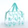 Lightning cosmetic bag, green color