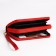 Women's wallet with lightning, red color