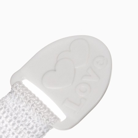 A set of locks for doors and boxes, fabric, 20.5 cm, 6 pcs., White color, crumb I-6
