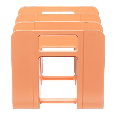Vertical papers, 3 departments, Erichkrause "Techno Pastel Bloom", peach-6