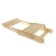 Folding stool (platband) 40x50x90cm "Dobroparov"