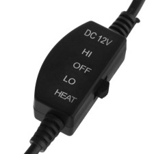Heating the seat Skyway, with a back, 2 modes, gray, 12 V, 2.5-3a, 115 x 52 cm