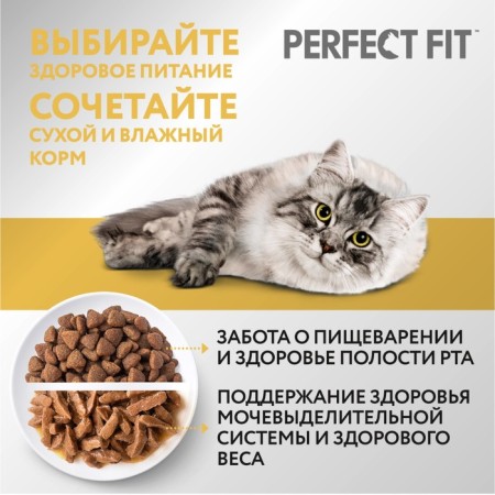 Dry food Perfect Fit for sensitive cats, turkey, 650 g-7